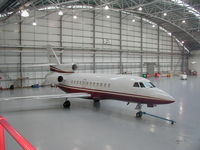 N973M @ EGLF - Falcon 50 - Motorola Inc - by Syed Rasheed