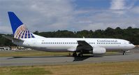 N33286 @ BFI - Continental B737-824 going for a testflight. - by Andreas Mowinckel