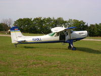 YU-DLL @ LDPV - UTVA-66 This plane was built by the Yugoslave UTVA Factory. It sports leading edge slots, flaperons, a 340 hp Lycoming GSO 480 engine and a Hartzell three blade c-speed prop. Seen by me at our holydays August 2004 on the wonderful airport Vrsar (LDPV) - by G van Gils
