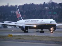 N767NA @ BFI - North American B767 coming from a military charter. - by Andreas Mowinckel