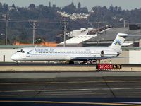 N862GA @ BFI - Allegiant Air MD83, formerly with Scandinavian Airlines as LN-RMF. - by Andreas Mowinckel