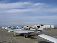 N891R @ KCVH - 1959 Beech 35-33 (clear canopy)  at Hollister Municipal Airport (San Benito County), CA - by Steve Nation