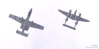 N138AM @ MYR - Heritage flight with a 23rd Fighter Group A-10 - by Paul Perry