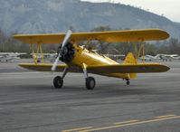 N69765 @ SZP - 1941 Boeing Stearman A75N1 (PT-17 KAYDET) as N2S-1, Continental W670-5 220 Hp, S turns taxi - by Doug Robertson