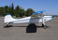 N4468B @ RIU - 1955 STOL-equipped Cessna 170B @ Rancho Murieta Airport, CA - by Steve Nation