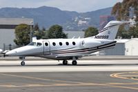 N929SS @ SMO - TS Aviation Inc Raytheon Premiere 1 starting her takeoff roll enroute to McClellan Palomar Airport (KCRQ) - Palomar, CA. - by Dean Heald
