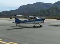 N2518D @ SZP - 1952 Cessna 170B, Continental C145-2 145 Hp, extended tail wheel, taxi to Runway 04 - by Doug Robertson