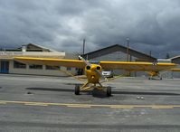 N4155U @ SZP - 1993 Piper PA-18 SUPER CUB, Lycoming O-320 150 Hp, oversize tires - by Doug Robertson