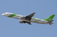 N6705Y @ LAX - Song Airlines colors N6705Y, identified as FLT DAL2027- climbing out from RWY 25R enroute to John F Kennedy Int'l (KJFK). - by Dean Heald