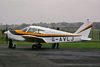 G-AVLJ @ BOH - PA-28 Cherokee 140 - by Les Rickman