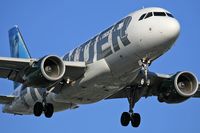 N927FR @ LAX - Frontier Airlines N927FR - Bottlenose Dolphin Flip - (FLT FFT406) from Denver Int'l (KDEN) on final approacg ti RWT 24R, - by Dean Heald