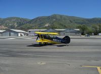 N80AS @ SZP - 1992 Pitts Aerobatics S-2B, Lycoming AEIO-540, taxi - by Doug Robertson
