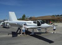 N52TH @ SZP - 1999 Hastings CIRRUS VK-30, Continental IO-550 pusher, spotting the aircraft - by Doug Robertson