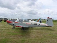 G-HRLK - SAAB 91 Safir at the Vintage Flying Weekend Fly-In - by Simon Palmer