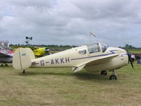 G-AKKH - Very nice Miles Gemini at the VFWE rally at Keevil - by Simon Palmer