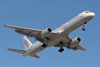 N549AX @ LAS - Omni Air International N549AX on final approach to RWY 25L. - by Dean Heald