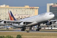 F-OHPJ @ LAX - Phillipines F-OHPJ touching down on RWY 24R. - by Dean Heald