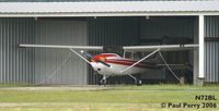 N72BL @ PMZ - Quiet day, rainy day.  At least she has a roof - by Paul Perry
