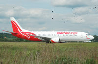 SP-LLF @ KRK - Centralwings - Boeing 737-45D - by Artur Bado?