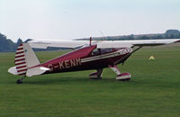 G-KENM @ EGLS - Luscombe 8EF Silvaire - by Les Rickman