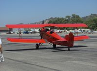 N174RS @ SZP - 1937 Fleet 7B, Kinner B5 radial 125 Hp, taxi after landing - by Doug Robertson