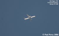 UNKNOWN - Continental a bit lower than usual heading south over Ahoskie, NC - by Paul Perry