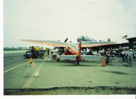 N17154 @ CMA - 1941 Stinson SR-9B RELIANT, Lycoming R680-6B6-D6 245 Hp, another view of beautifully tapered gull wings shape with ailerons and flaps - by Doug Robertson