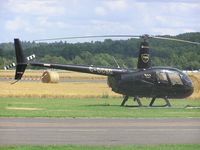 G-DCSG @ EGBW - Robinson R-44 helicopter at Wellesbourne - by Simon Palmer
