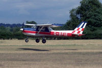 G-BFIE @ EGKH - Private Reims-Cessna FRA 150M take-off at Lashenden/Headcorn England. - by Jeff Sexton