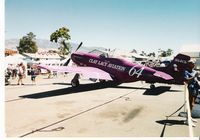 N64CL @ SZP - 1944 North American F-51D MUSTANG, Packard-Rolls Merlin V1650, as Clay Lacy's Miss Van Nuys won the 1970 Reno Gold Unlimited at 387.34 mph - by Doug Robertson