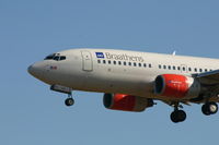 LN-RNN @ BRU - descending to rwy 25L - by Daniel Vanderauwera