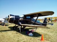 N18555 @ KOSH - Beech F17D - by Mark Pasqualino