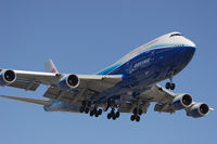B-18210 @ LAX - China Airlinees Dreamliner B-18210 (FLT CAL6) from Taipei Chiang Kai Shek Int'l (RCTP) on final approach to RWY 24R. - by Dean Heald