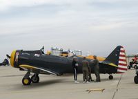 N8540P @ MER - Pilots wonder when weather's gonna clear at West Coast Formation Clinic 2006 @ Castle AFB, CA - by Steve Nation