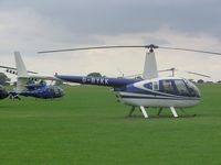G-BYKK @ EGBK - Robinson R-44 at Sywell - by Simon Palmer