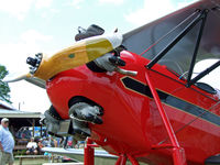 N864V @ OSH - Closeup of Kinner engine (immaculate) - by Jim Uber