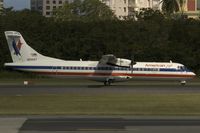 N541AT @ SJU - American Eagle ATR72 taking off at SJU - by Yakfreak - VAP