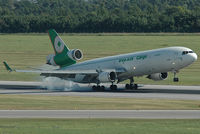 B-16112 @ VIE - Eva Air MD11F landing on RWY 29 - by Yakfreak - VAP