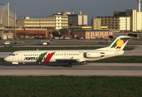 CS-TPC @ LIS - Portugalia Fokker 100 landing at LIS - by Yakfreak - VAP