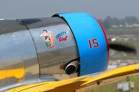 N4995C @ CMA - Nose art on Thirsty Girl as she taxis at Camarillo Airport (CMA). - by Dean Heald