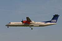 LN-RDF @ BRU - arrival on rwy 25L - by Daniel Vanderauwera
