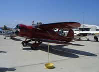 N4417S @ CMA - 1944 Beech D17S STAGGERWING, P&W R-985 Wasp Junior 450 Hp - by Doug Robertson