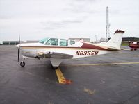 N8955M @ KBGR - Beech B33 - by Mark Pasqualino
