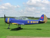 G-BWFP @ EGBK - Romanian-built Yakovlev Yak-52 at Sywell - by Simon Palmer