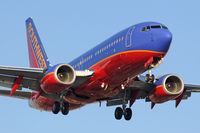 N246LV @ LAX - Southwest Airlines N246LV on final approach to RWY 24R. This aircraft was delivered to Southwest on July 6, 2006. - by Dean Heald