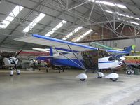 G-CBIV @ EGBK - SkyRanger in front of a crowded hangar at Sywell - by Simon Palmer