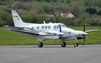 D-ITOP @ SCN - Beech King Air 90 - by Volker Hilpert