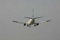 EC-IVR @ BRU - vortex is visible while descending to rwy 25L - by Daniel Vanderauwera