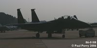 86-0188 @ NTU - Strike Eagle in from Eglin, in the afternoon sun - by Paul Perry