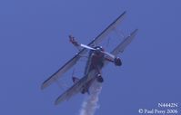 N4442N @ NTU - Another pass with the daring Ashley Battles riding the wing - by Paul Perry